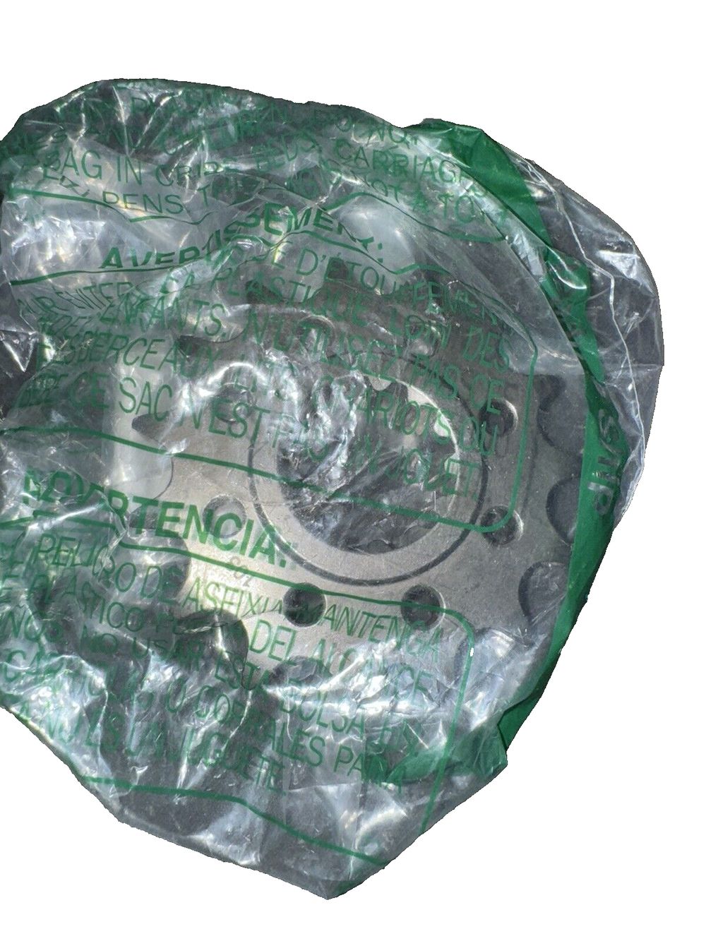 JT Sprockets JTF1269.15 15T Steel Front Sprocket , black – a plastic bag with a green and white logo