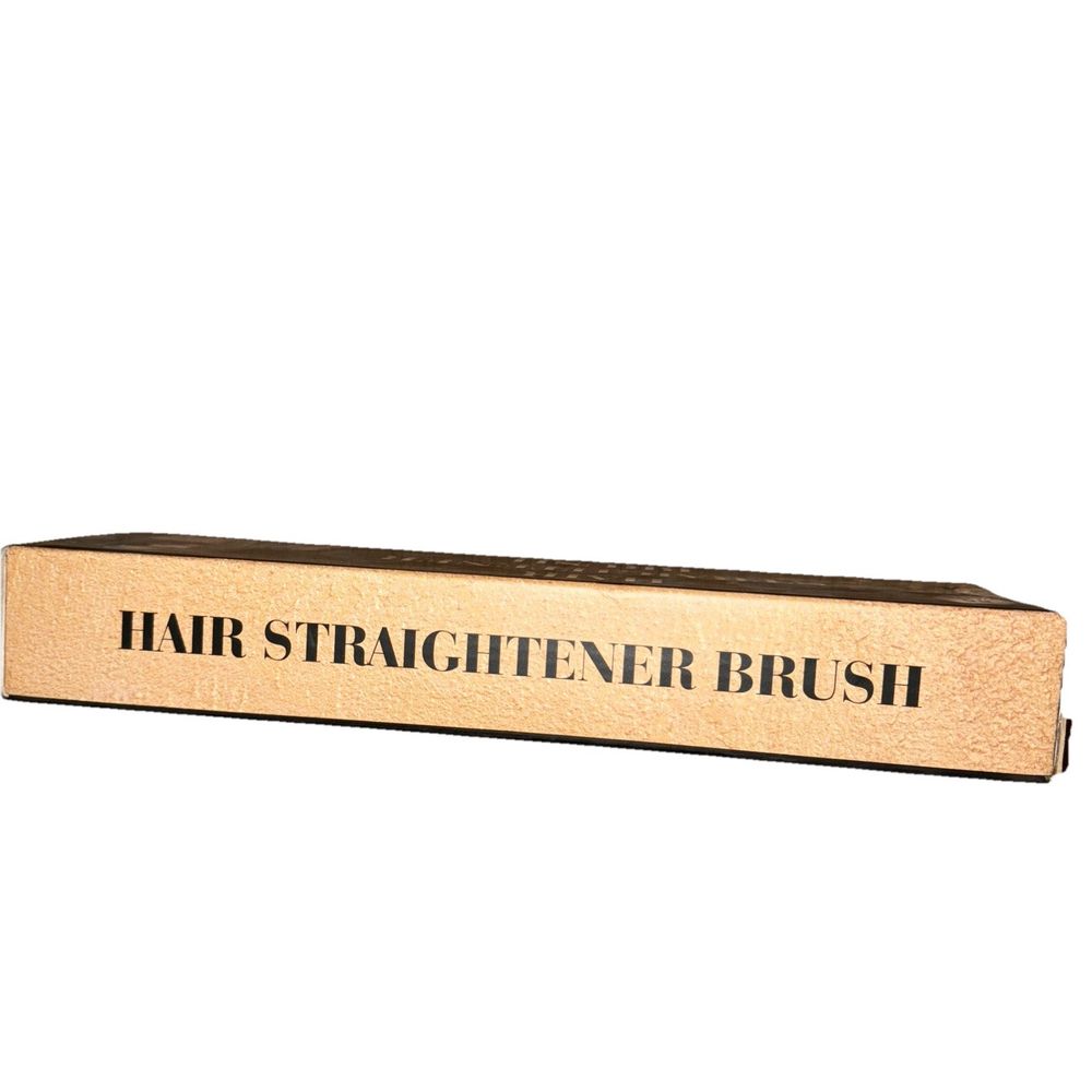 Hair Straightener Brush, Hair Straightening Iron Brush, Unbranded – a wooden sign that says, ' straight rush '