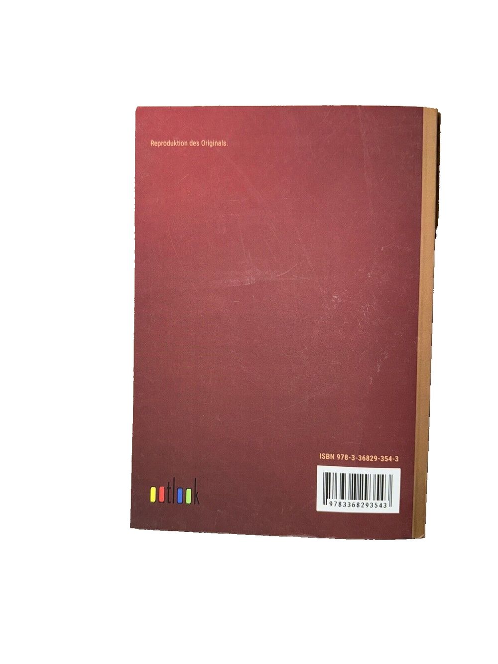 Die Stadt mit den goldenen Trmen: in Grodruckschrift, DaveyDooDeals – a red hardcover notebook with a white background