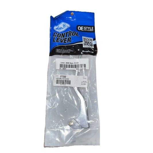 Motion Pro 14-0231 Polished OEM Style Clutch Lever – a white plastic bag with a white plastic handle