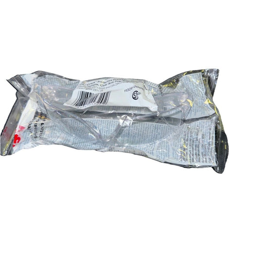 3M Virtua Protective Eyewear, Clear Frame, Clear Anti-Fog Lens 4 pack – a bag of food sitting on top of a white surface