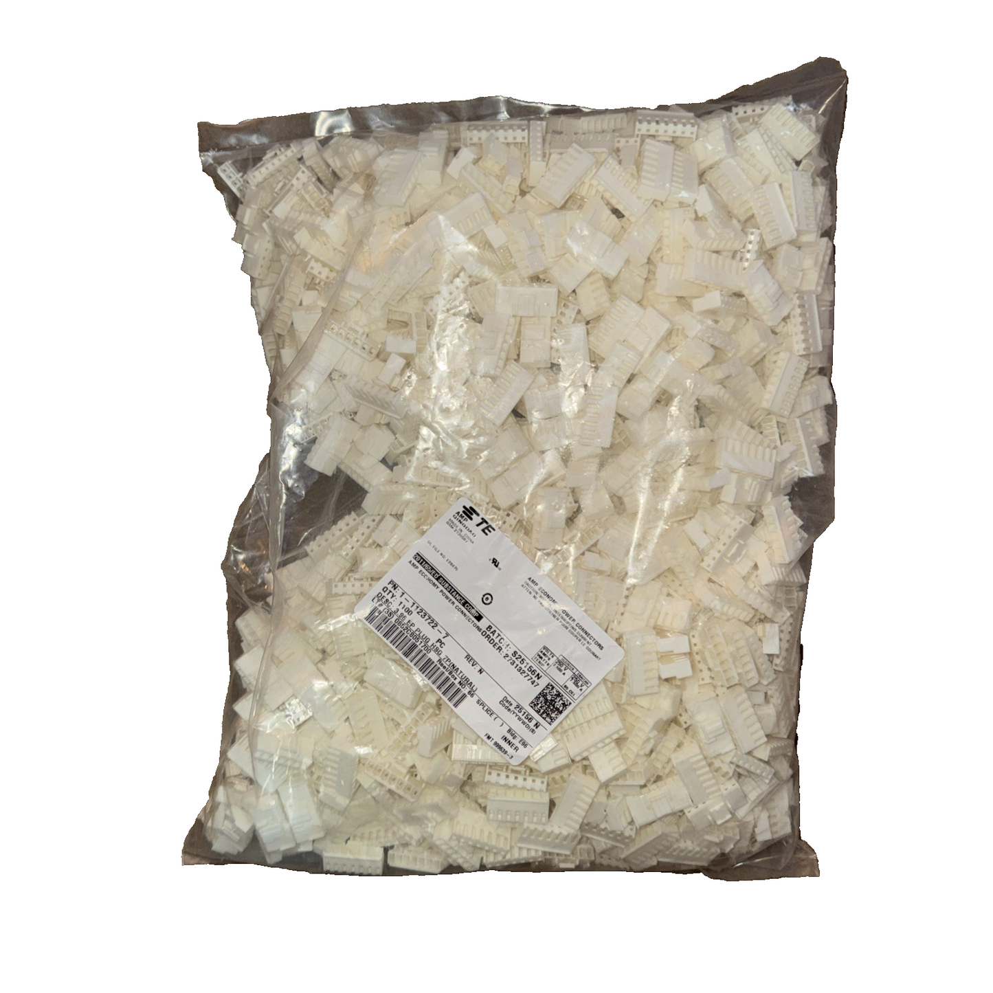 1-1123722-7 Economy Power Standard Rectangular Connector 1100 Pack