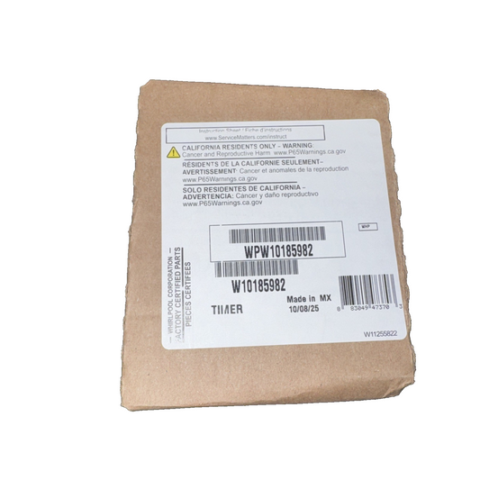 Whirlpool WPW10185982 Dryer Timer