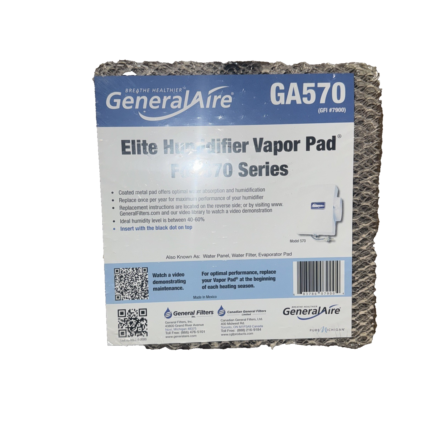 GeneralAire GF-GA10 Humidifier Filter