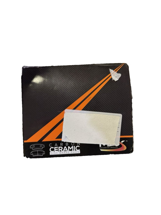 Mav Carbon Ceramic Disk Brakes D1721 – a black and orange card case with a white card