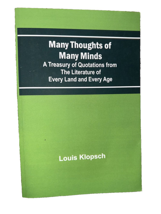 Many Thoughts of Many Minds; A Treasury of Quotations from the Literature of Eve, DaveyDooDeals – the cover of the book, many minds