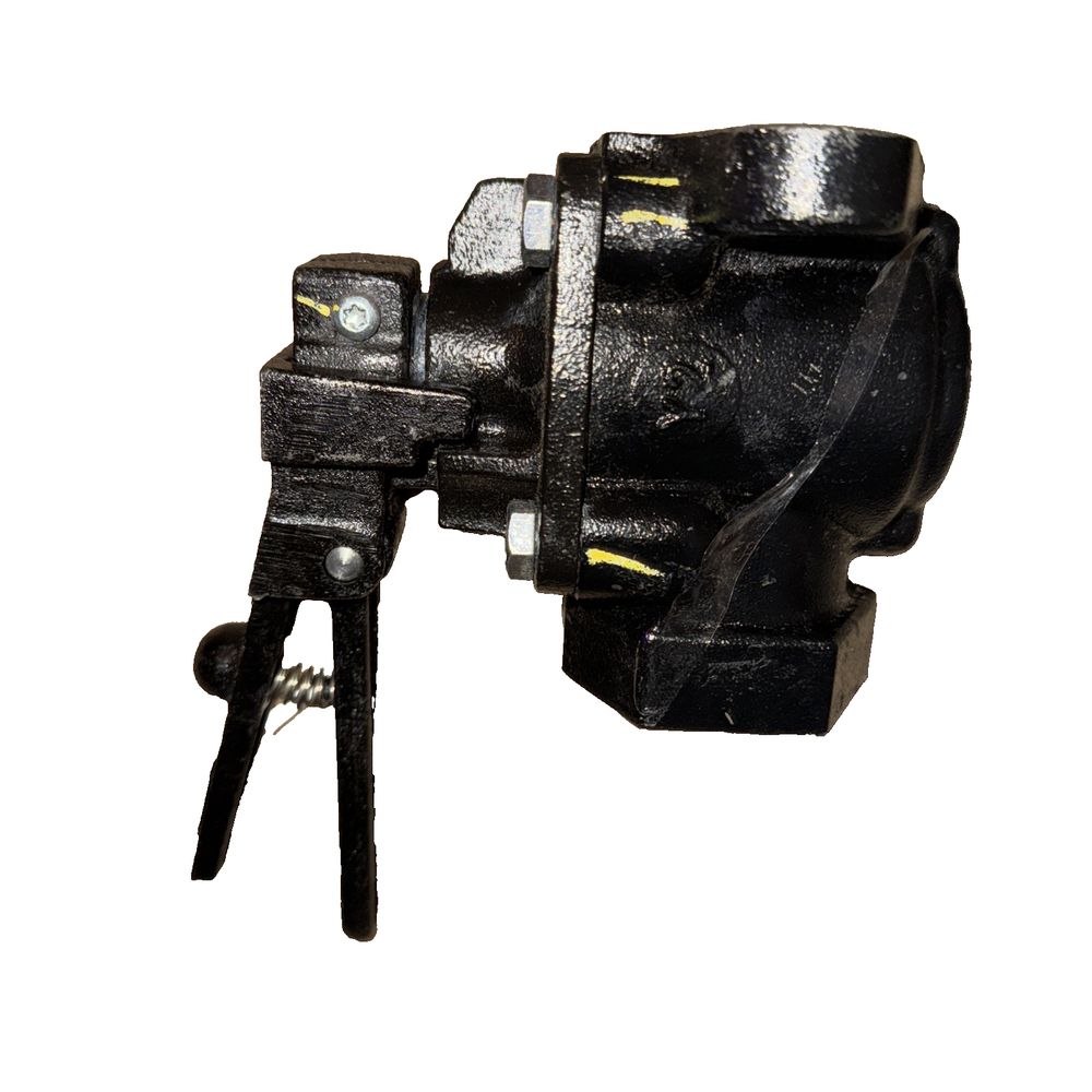 NYAB 705502 Brake Pipe End Cock Brake Assembly LH, DaveyDooDeals – a black metal object with a white background