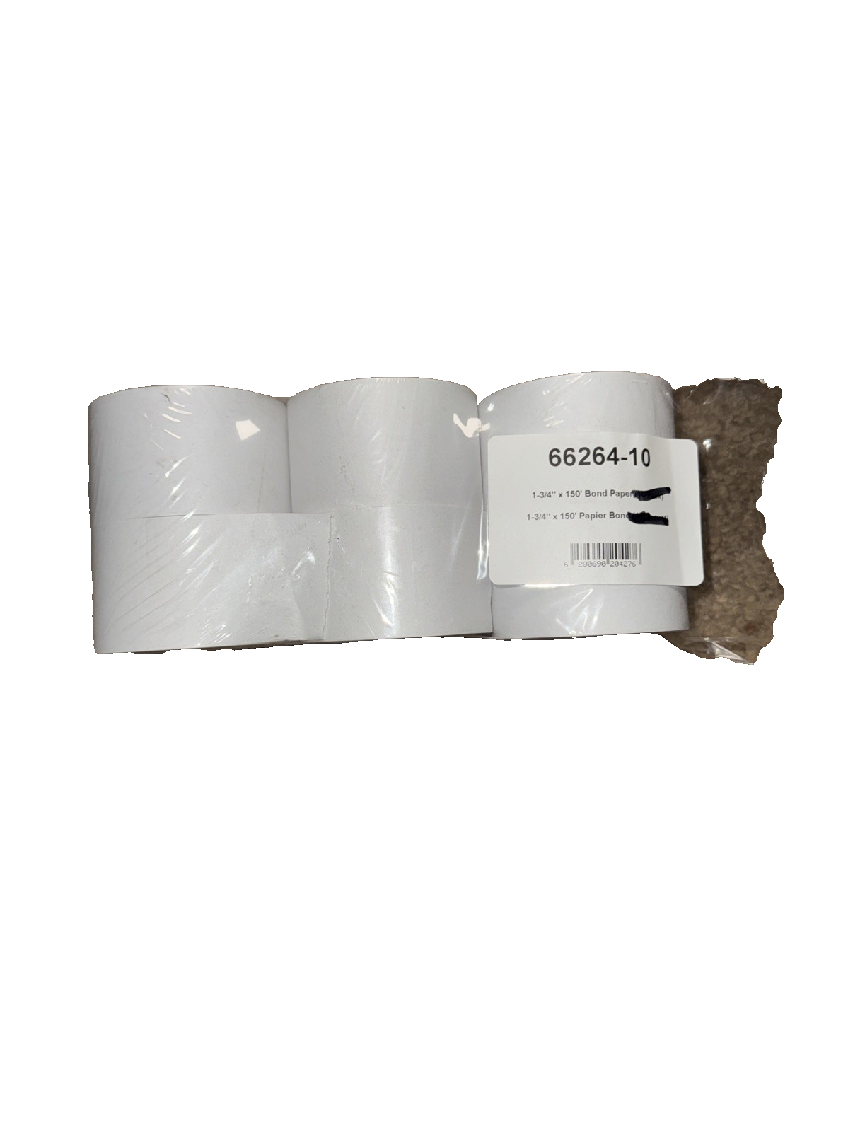 66264-10 1-3/4"x150' Bond Paper 6 Pack