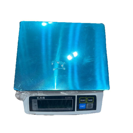 Cas Sw-1-20 Portable Digital Scale 20 lb x 0 01 lb Legal for Trade – a scale with a blue cover on it