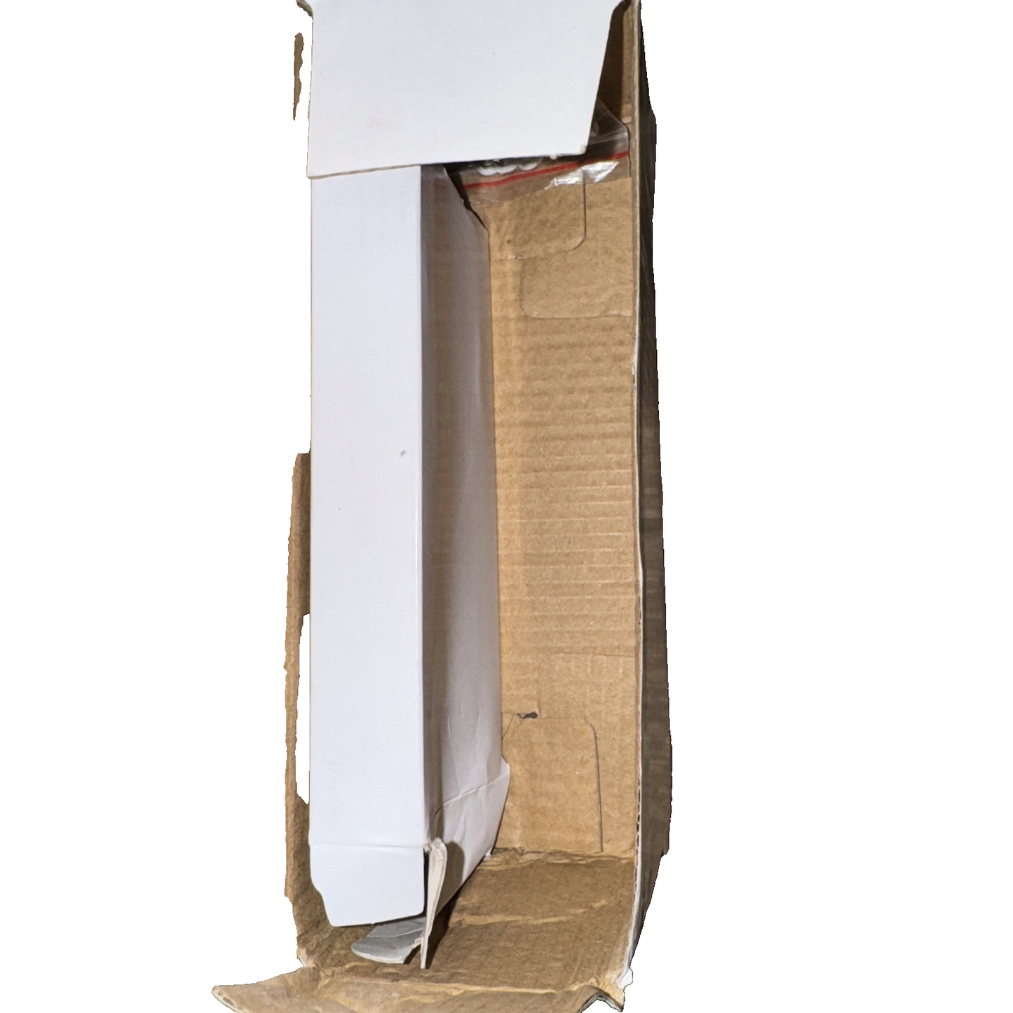 Miles Cavity Slider Door Lock Satin White CSL-MIL-PRIV-WH
