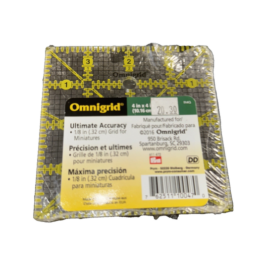 Omnigrid R4G 4-Inch by 4-Inch Grid Ruler