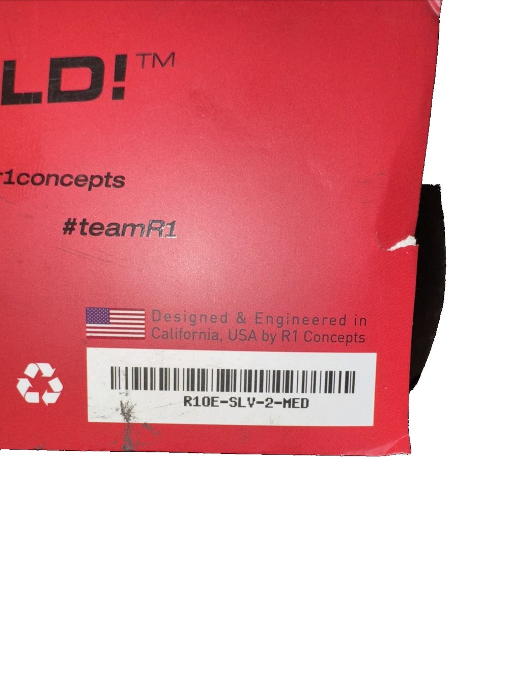 R1 Concepts Front Optimum Brake Pads R1OE-SLV-2-MED for 2020-2022 Subaru Outback – a box of red and white tape with the label on it