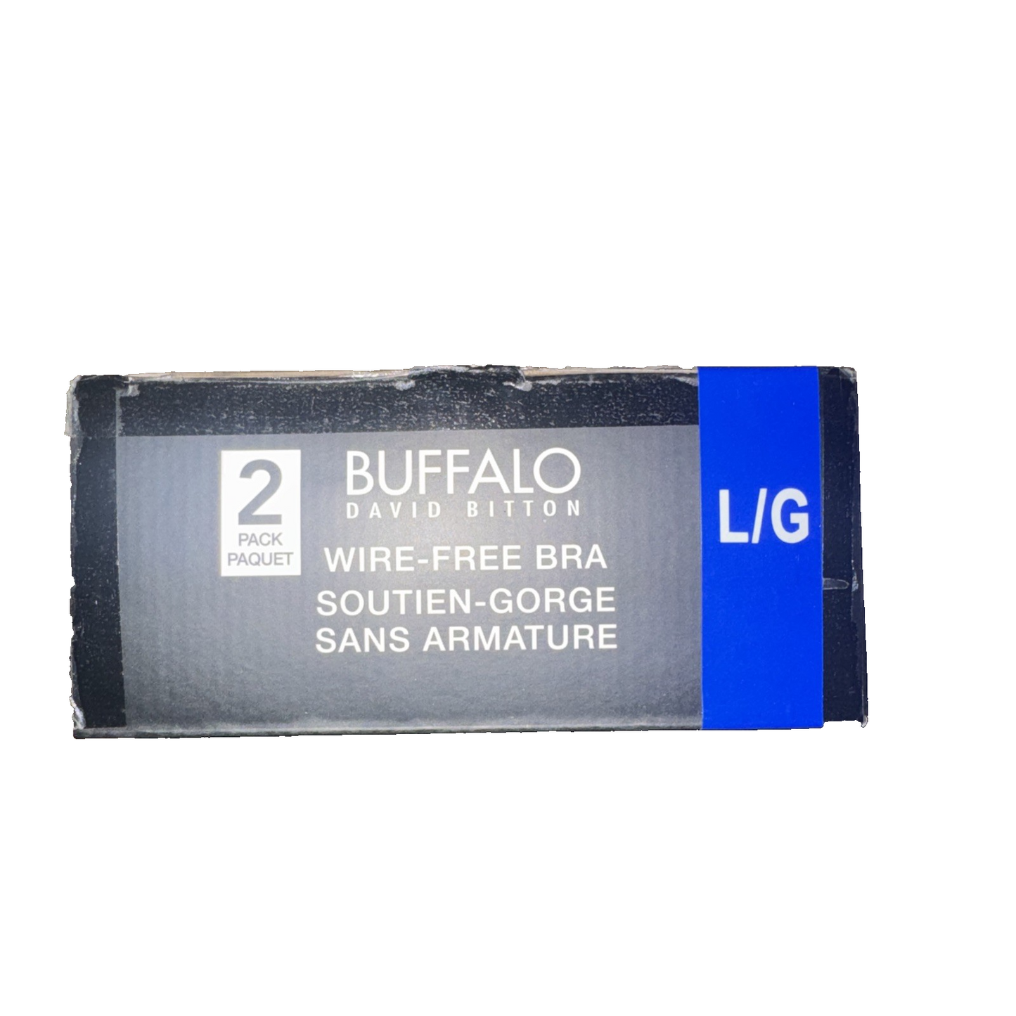 Buffalo David Bitton Wire Free Bra 2 Pack Colors Beige And Black Size large