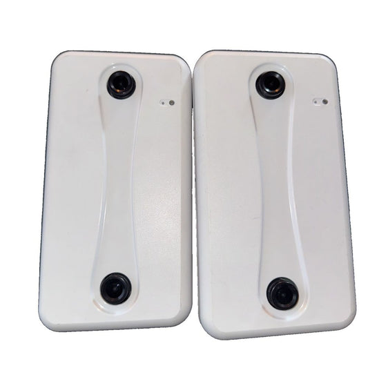 SHOPPERTRAK ORBIT 8 DDORB1801 PEOPLE COUNTING CAMERA SYSTEM BY SENSORMATIC2 Pack, DaveyDooDeals – two white plastic door handles