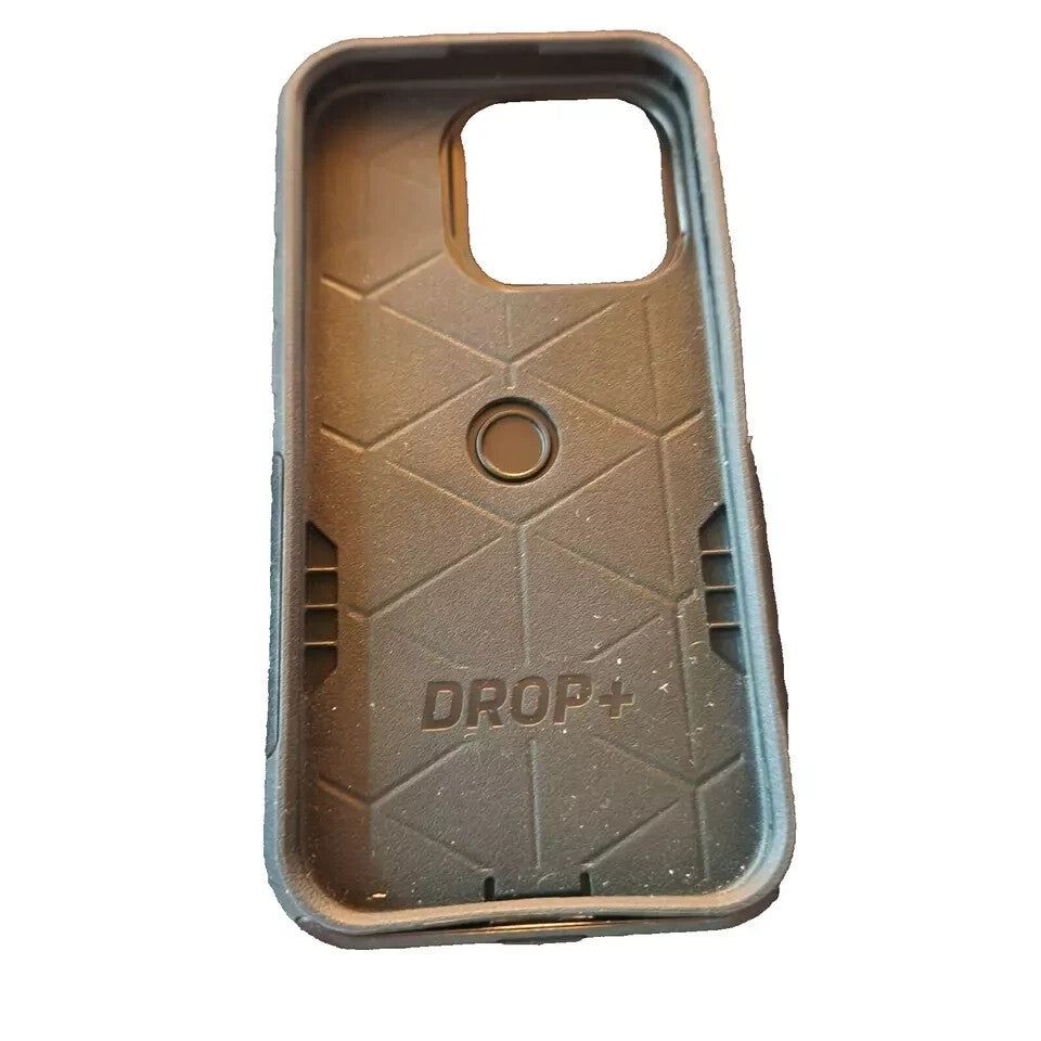 OtterBox iPhone 15 Pro Commuter Series Case (Black) + Hand Grip Combo – Durable – the back of a brown samsung s9 case