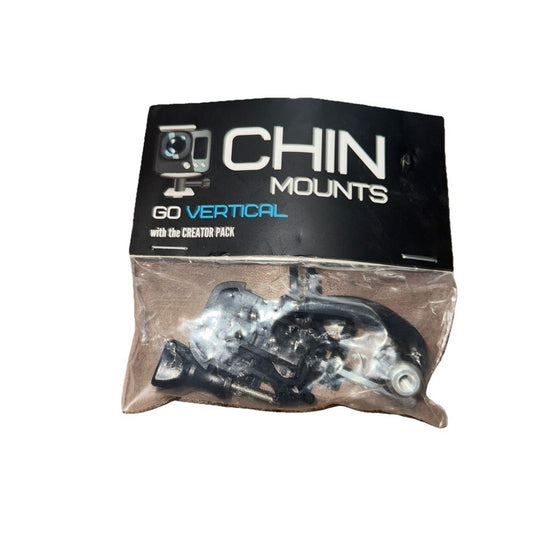 Chin Mounts Creator Pack - Vertical Mount Attachment (VRT-Attachment) – a bag of black plastic bags with a white logo on it