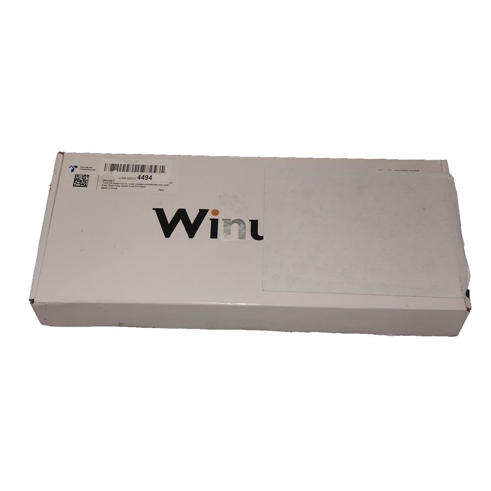 Winunite Compatible with 2015-2024 F150 Tailgate Assist Shock Truck Lift Assist – a box with the lid open and the lid closed