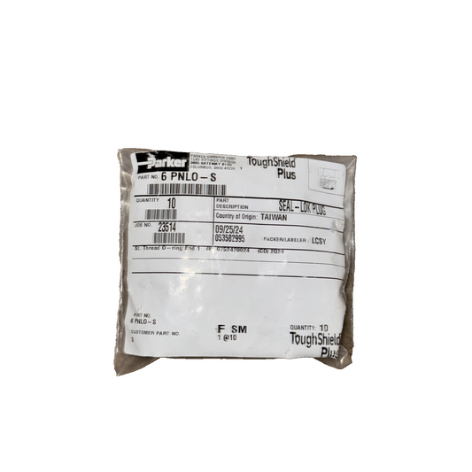 Parker P6PNLO-S SEal-Lok ORFS Plug and Cap 10 Pack