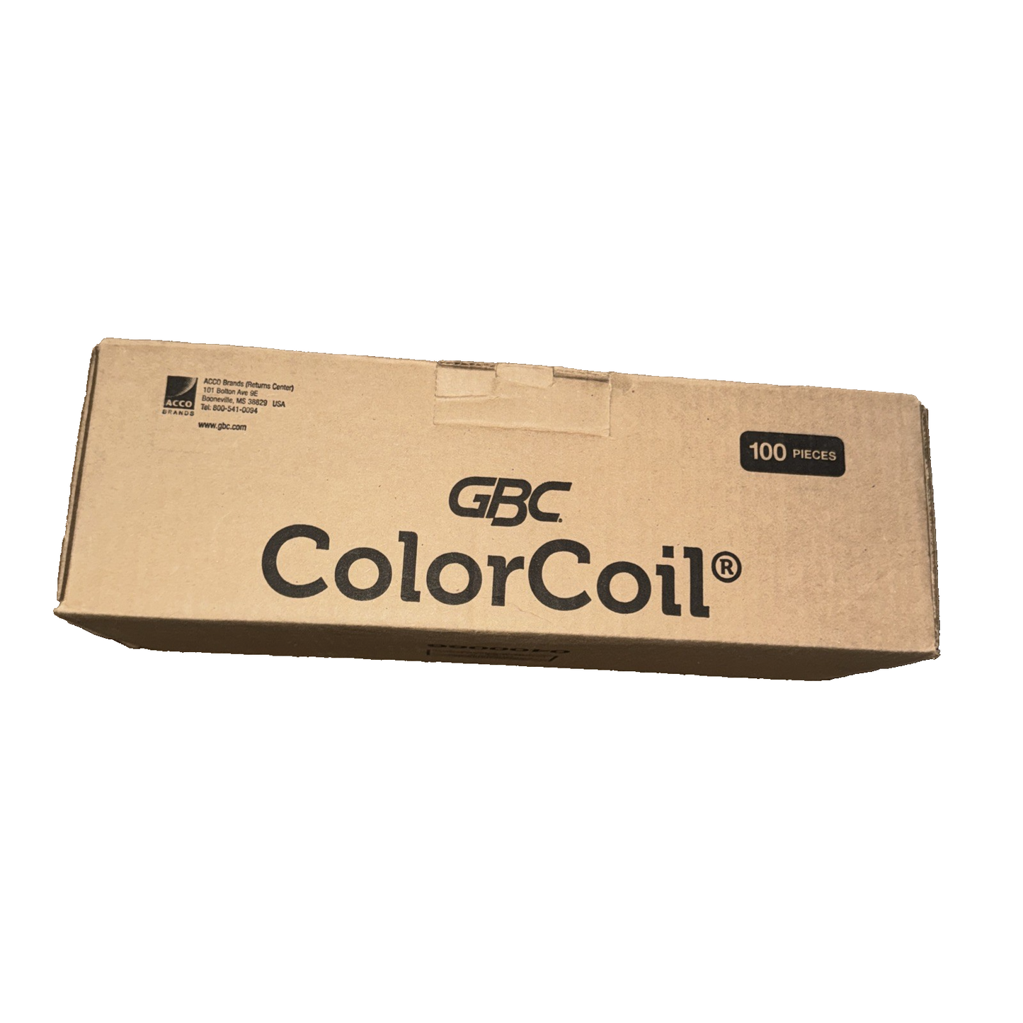 100 Pack - GBC 10mm ColorCoil Binding Spines 4:1 Pitch- Black 9665020 New