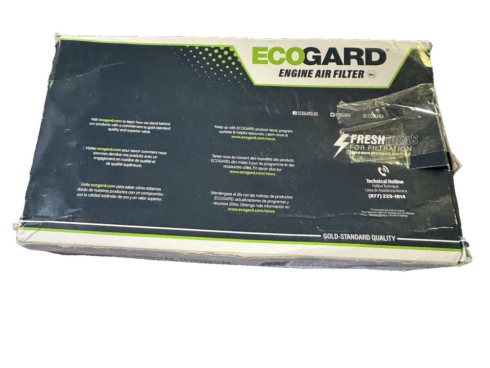 ECOGARD XA10498 Premium Engine Air Filter Fits Honda CR-V 1.5L 2017-2021, Civic – egard egr filter filter bag