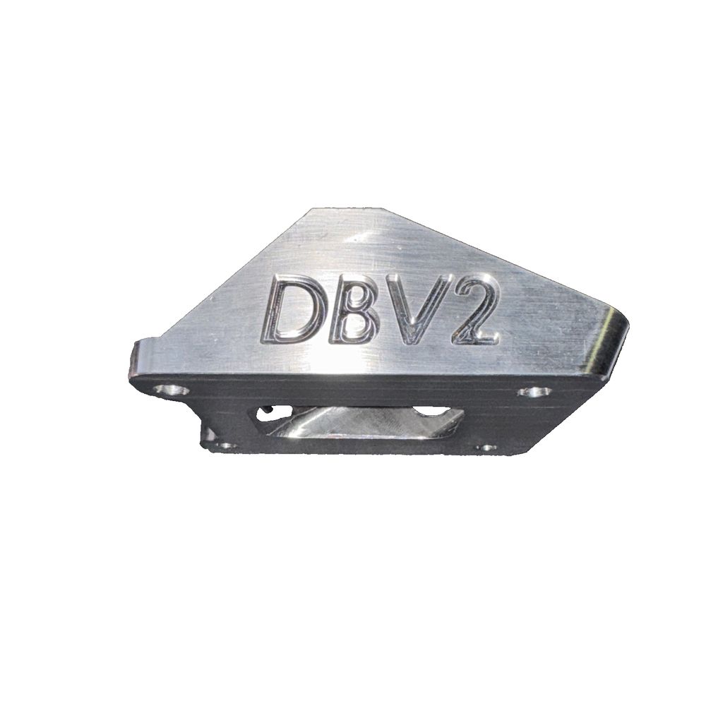 DBV2 Turbo Adapter (Please See Photos) – a metal plate with the word dv2 on it