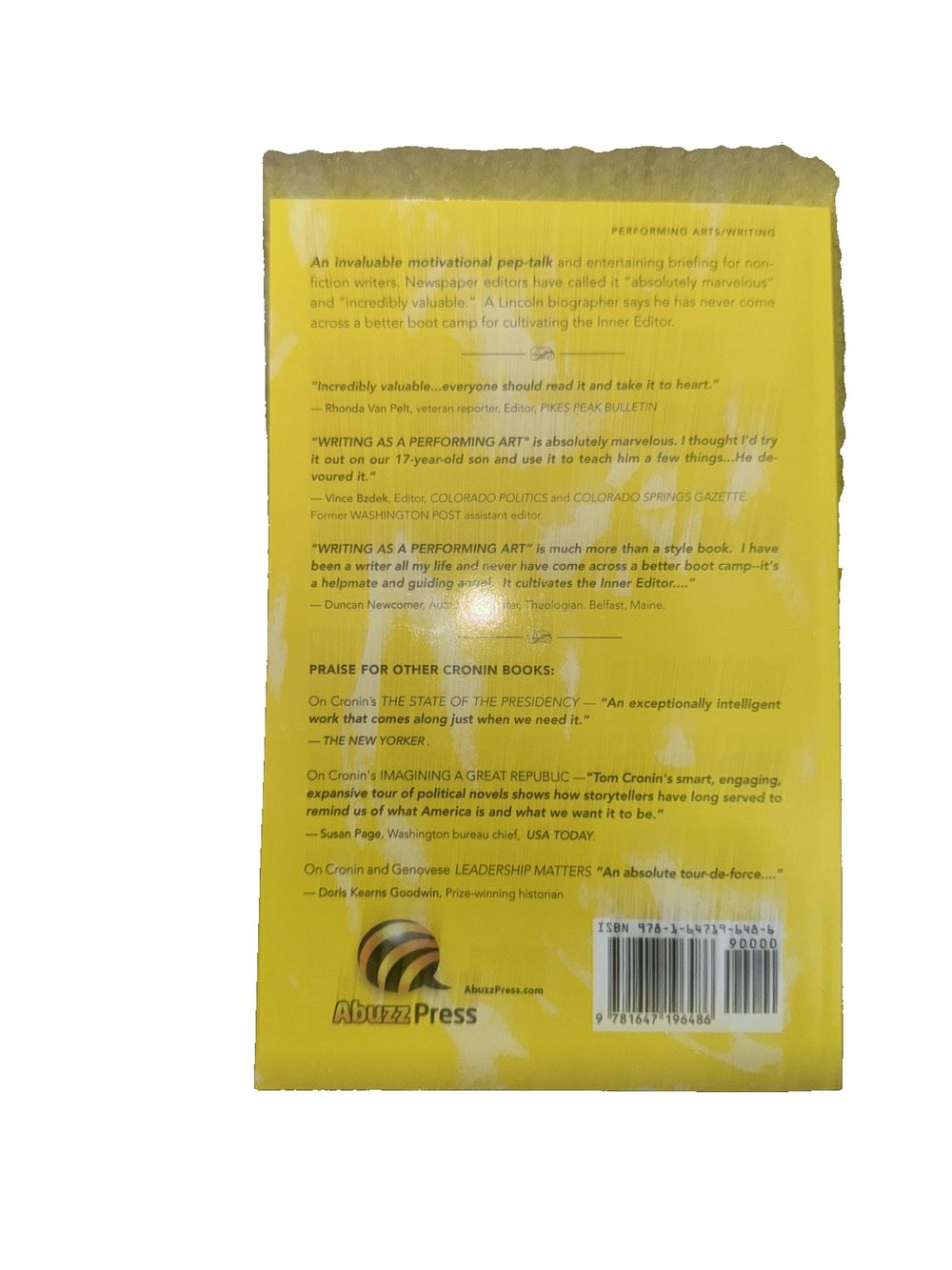 Writing as a Performing Art: on taking it to the house ..., DaveyDooDeals – a yellow packet with a label on it