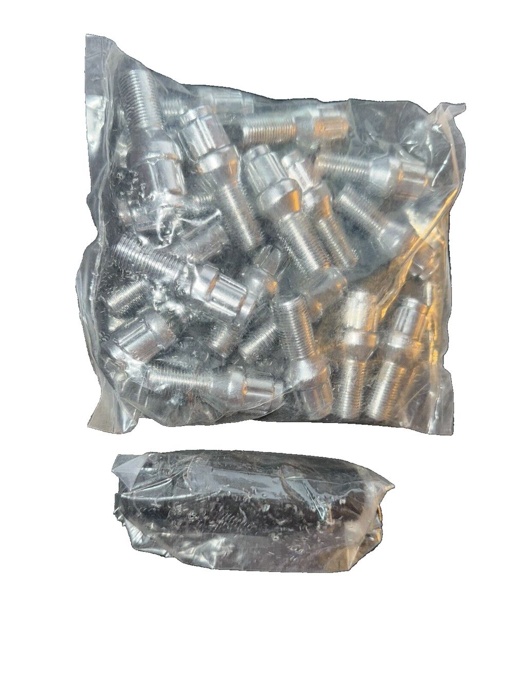 Wheel Accessories Parts Set of 20 Lug Bolts 14x1.25 Locking Spline Chrome Cone S, Unbranded – a bag of screws and nuts