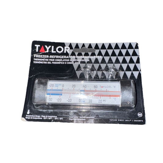 Taylor Classic Design Freezer/Refrigerator Utility Thermometer 5 inch