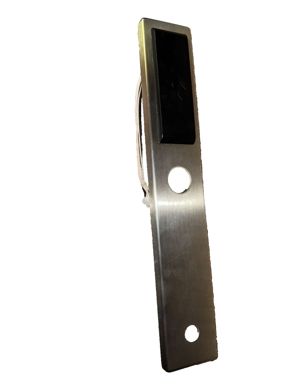 Miwa Lock CO Hotel Rfid Brushed Stainless Steel for Hotel/Business – a metal door handle with a white background