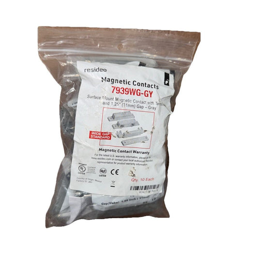 Resideo 7939WG-GY MPS20 Surface Mount Magnetic Contact with Terminals 10 Pack – a bag of magnesium crystals
