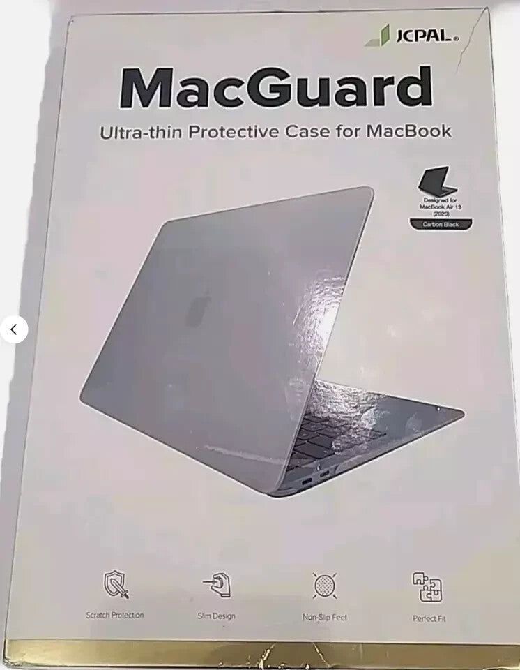 Mac Guard Ultra-Thin Protective Case for MacBook - Lightweight, Slim, Ultra Case – the box of the macbook is open
