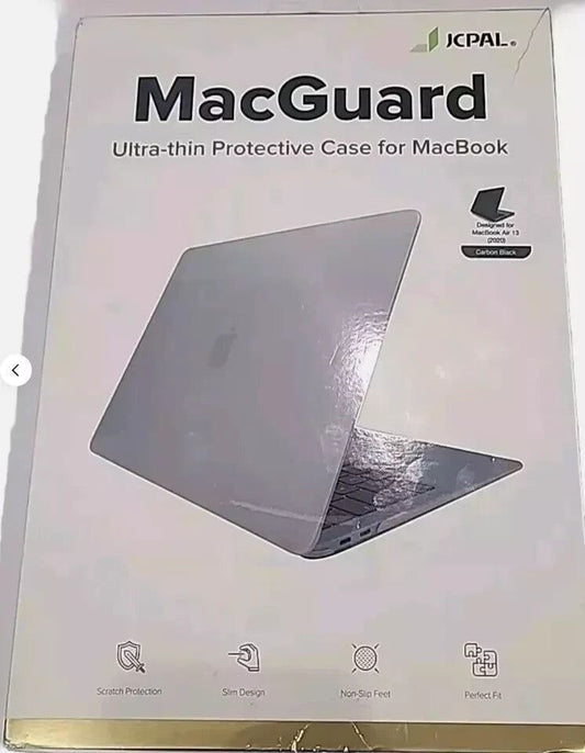 Mac Guard Ultra-Thin Protective Case for MacBook - Lightweight, Slim, Ultra Case – the box of the macbook is open