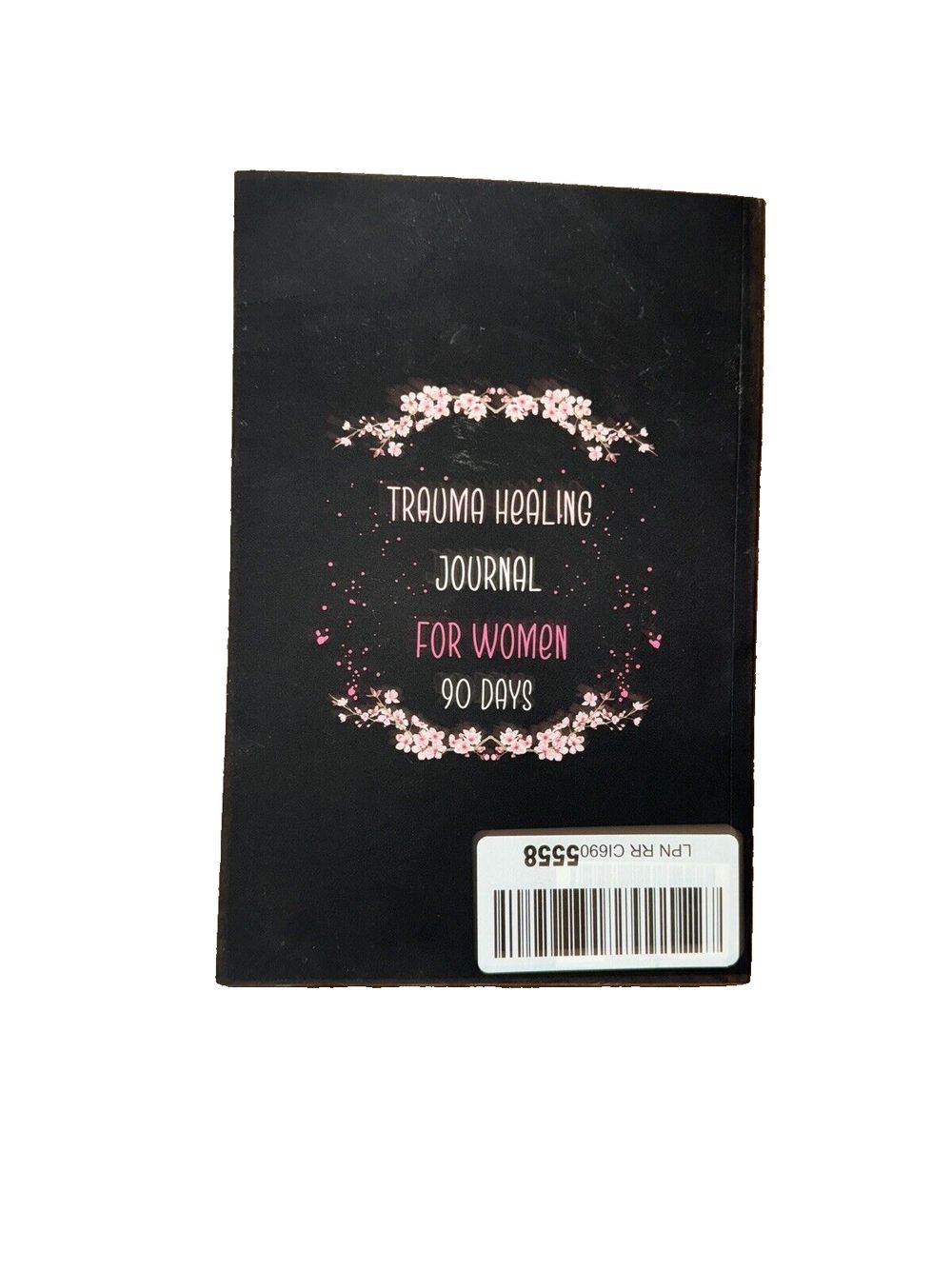 Trauma Healing Journal for Women: Empowerment and Renewal Your 90-Day Trauma Hea, DaveyDooDeals – a black notebook with pink flowers and a…