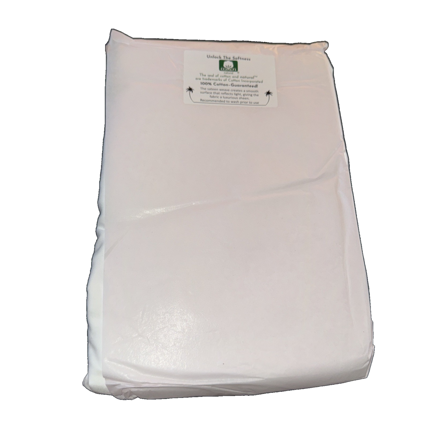 California Design Den Queen Size Fitted Sheet, 100% Cotton 400 Thread Count Sate