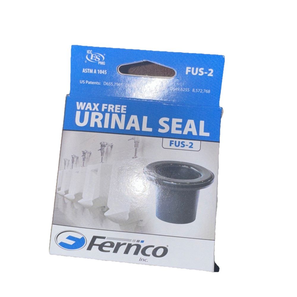 Fernco Wax-Free Urinal Seal FUS-2 Fernco FUS-2 018578014985, DaveyDooDeals – a package of a toilet with a blue label