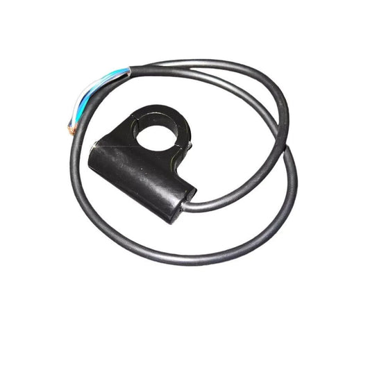 Motorcycle Handlebar Controller Switch,22mm Motorcycle Handlebar Mount, Unbranded – a black rubber ring with a blue ring