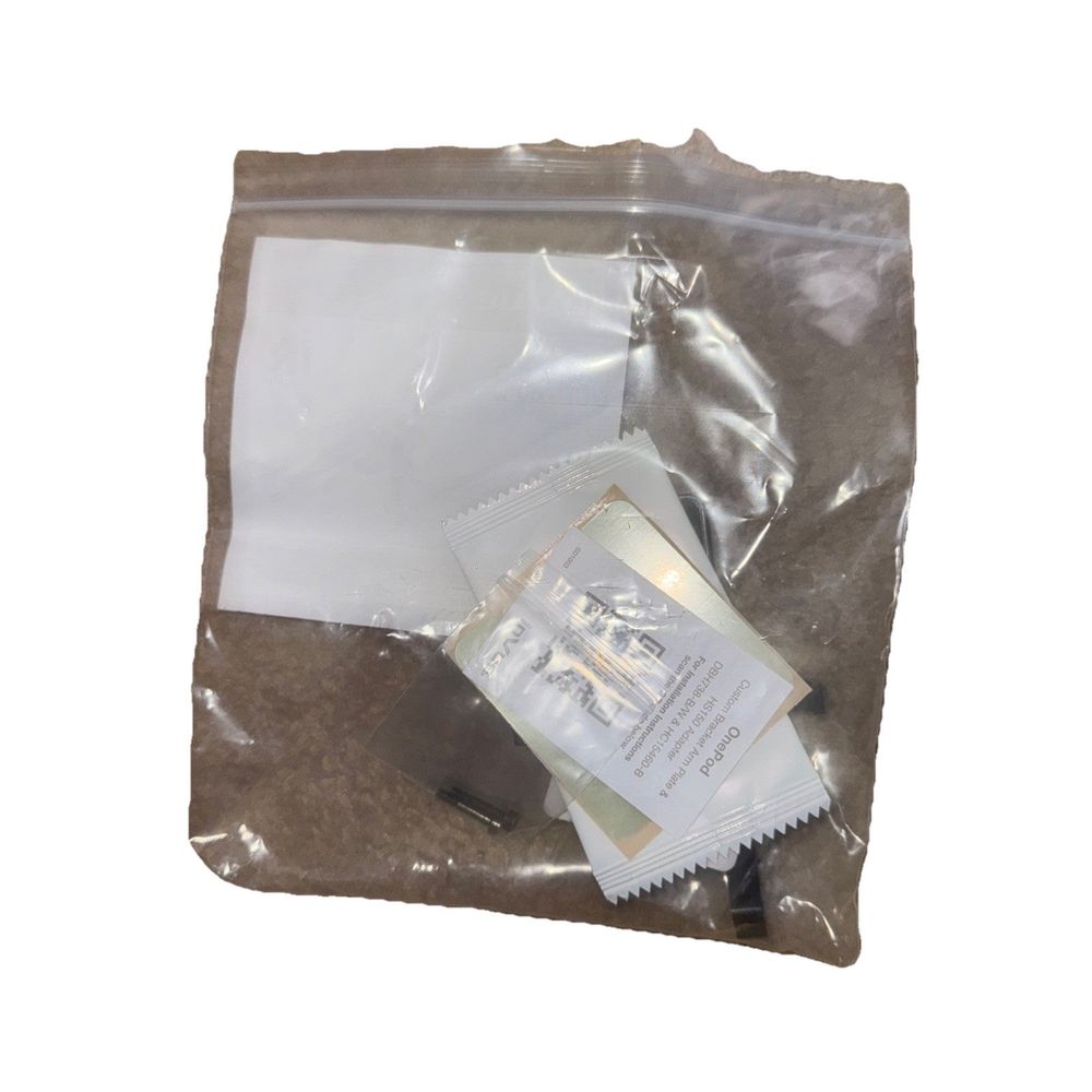 DBH738G38 Custom Onepod Handheld bracket, DaveyDooDeals – a bag of white plastic bags with a label on it