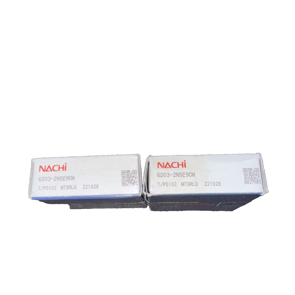 2PCS 6203-2NSE9 CM NACHI Brand Rubber Seal Ball Bearing 17x40x12 6203 2RS – nachi nn - 2n - 2n - 2n - 2n - 2n