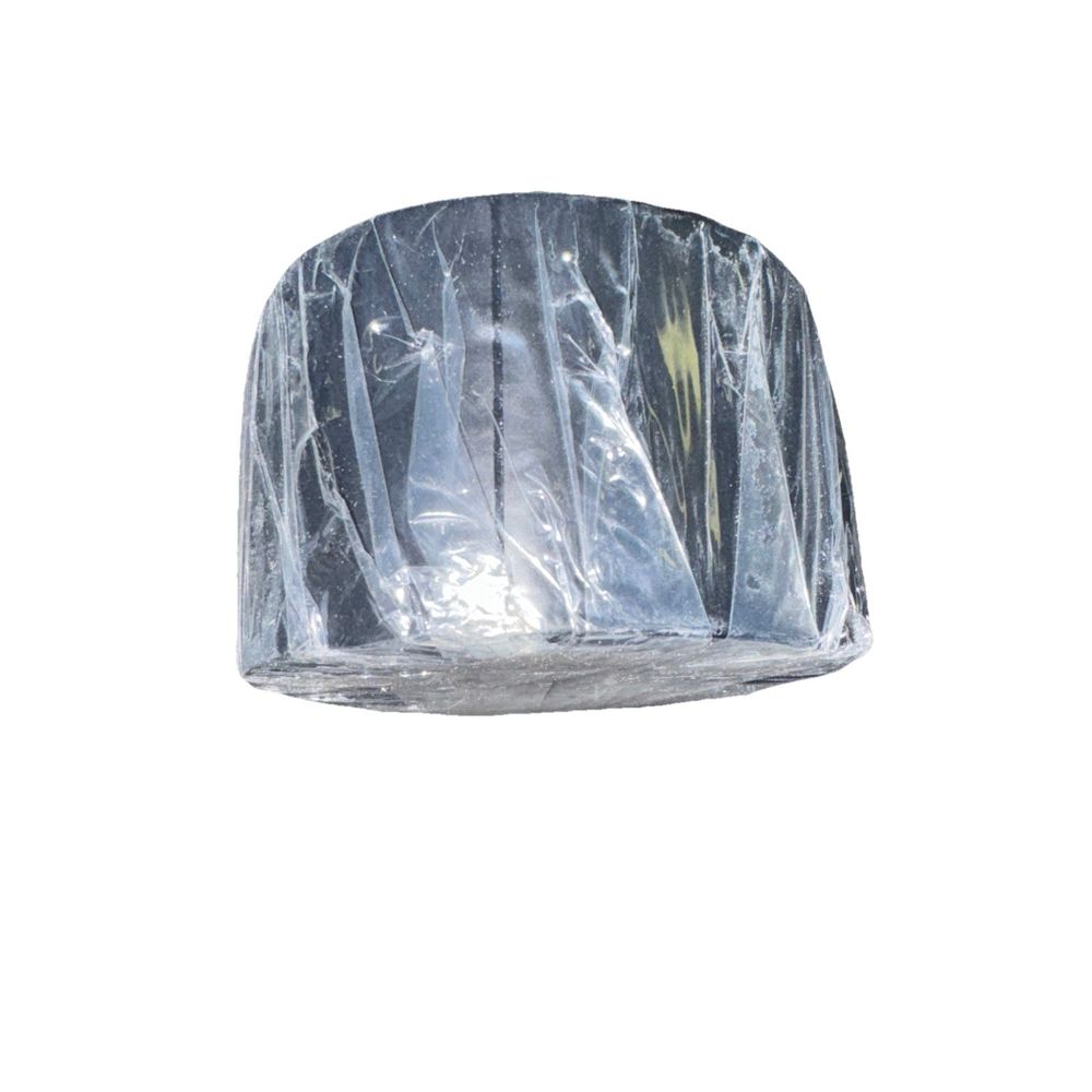 Advance AT7 PVC tape 50mm x 33m Black – a clear plastic bag with a white background
