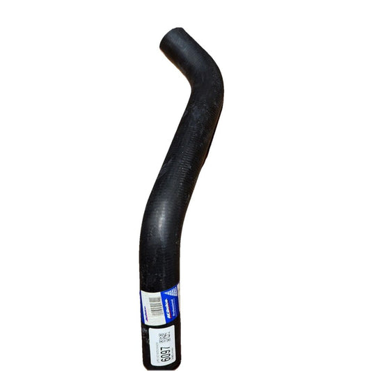 ACDelco Gold 24004L Molded Upper Radiator Hose – a black hose with a white background