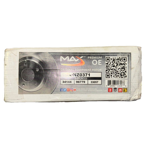 ONZ0371 Max Advanced Brakes Rotor Replaces 34144 96779 33057 2 Pack (2 Rotors) – mxc - 1mm x - line tape