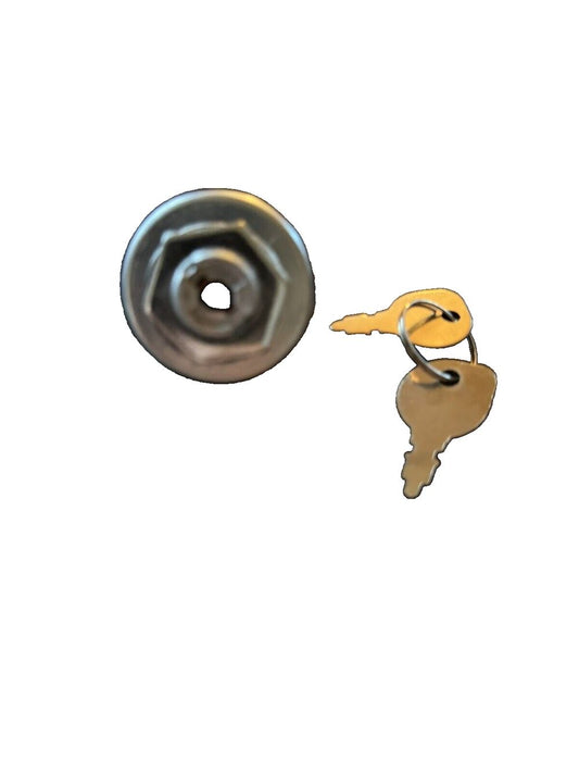 DVPARTS Starter Ignition Switch for John Deere 130 160 165 170 175 180 185 240 – a metal object with a hole in the middle