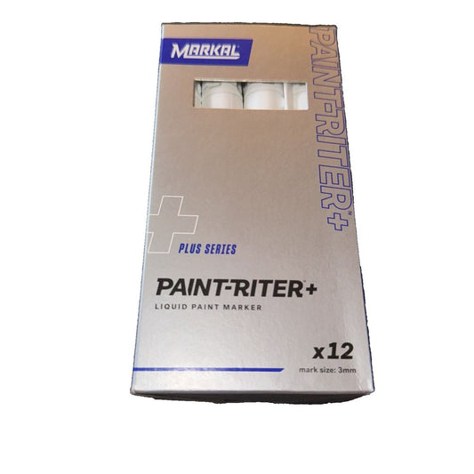 Markal® Paint Markers - White Box of 12, DaveyDooDeals – a box of paint - it paint markers