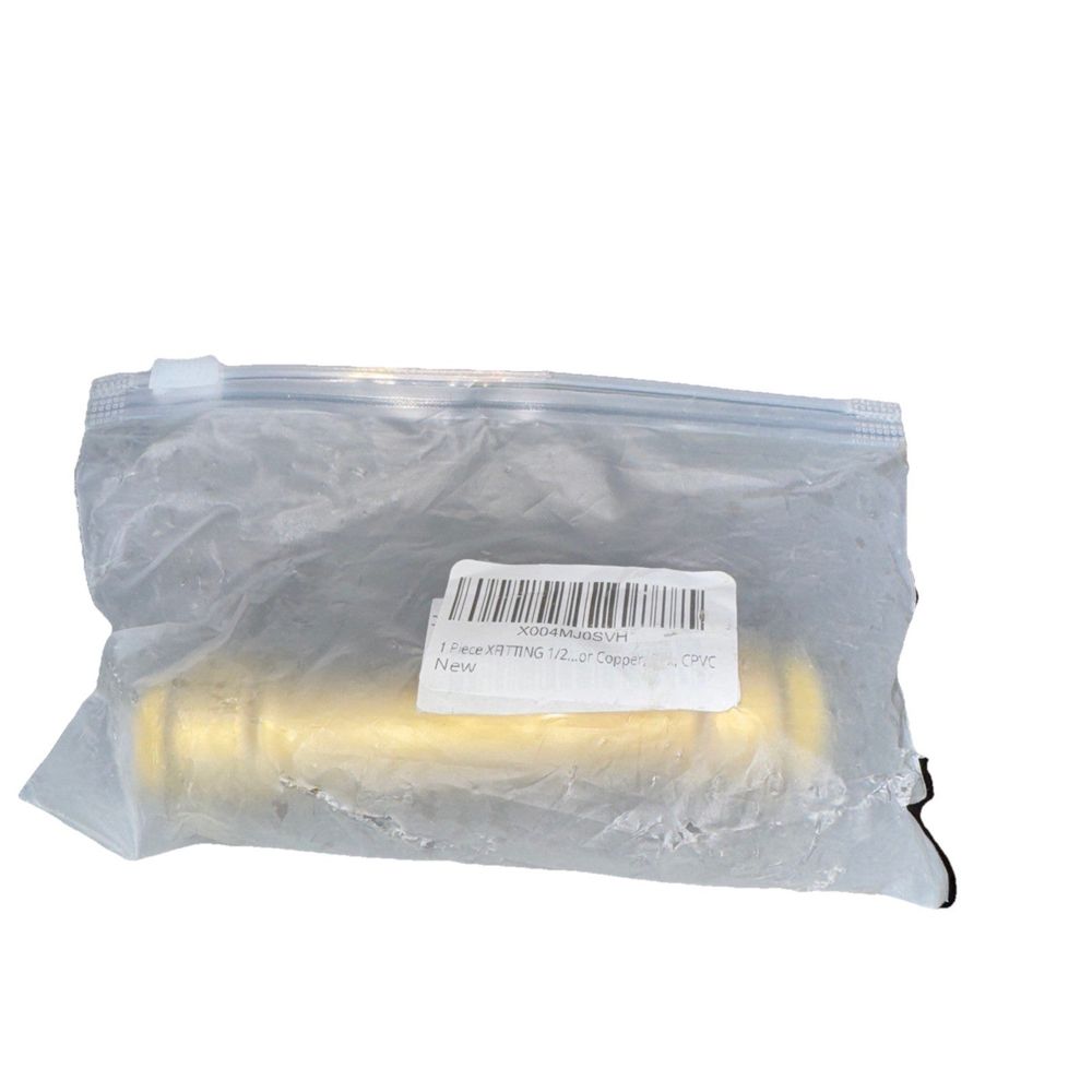 1 PC XFitting 1/2" x 1/2" Push Fit Check Valve – a bag of cheese with a label on it