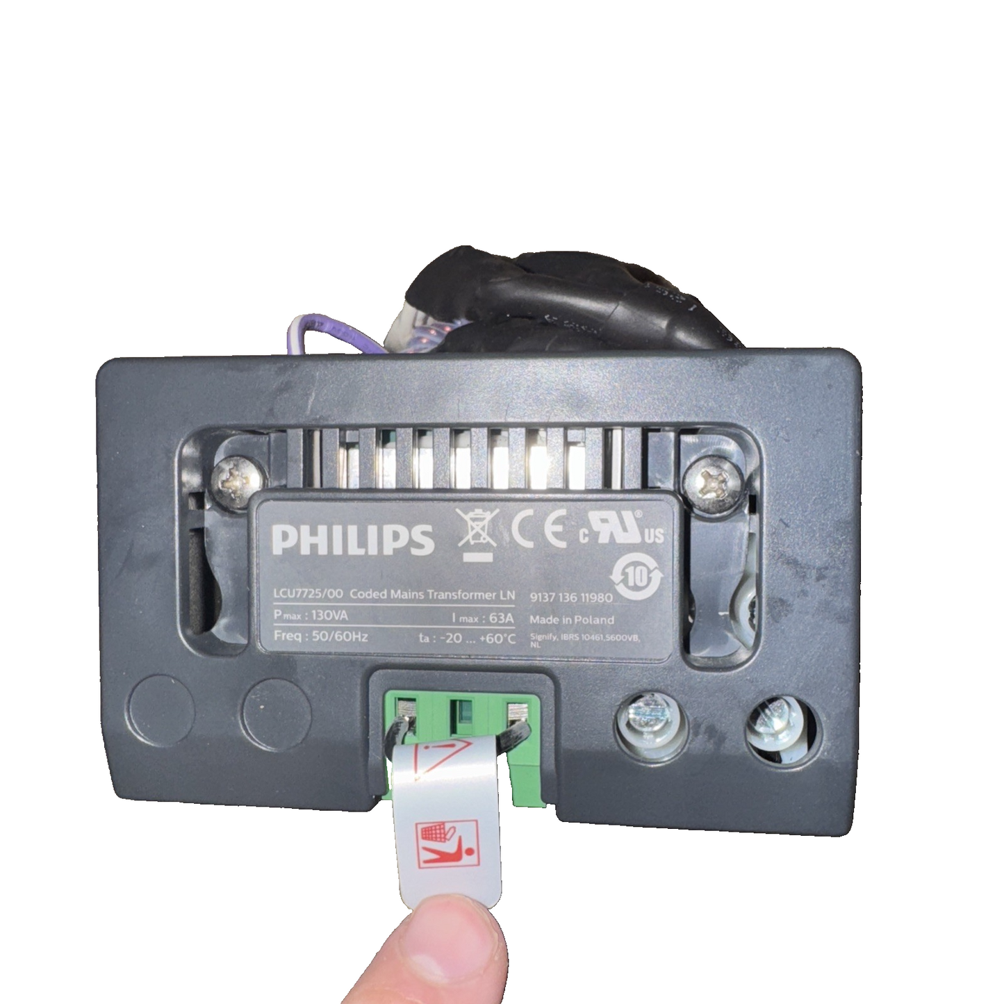 LCU7725/00 Coded Mains Transformer LN