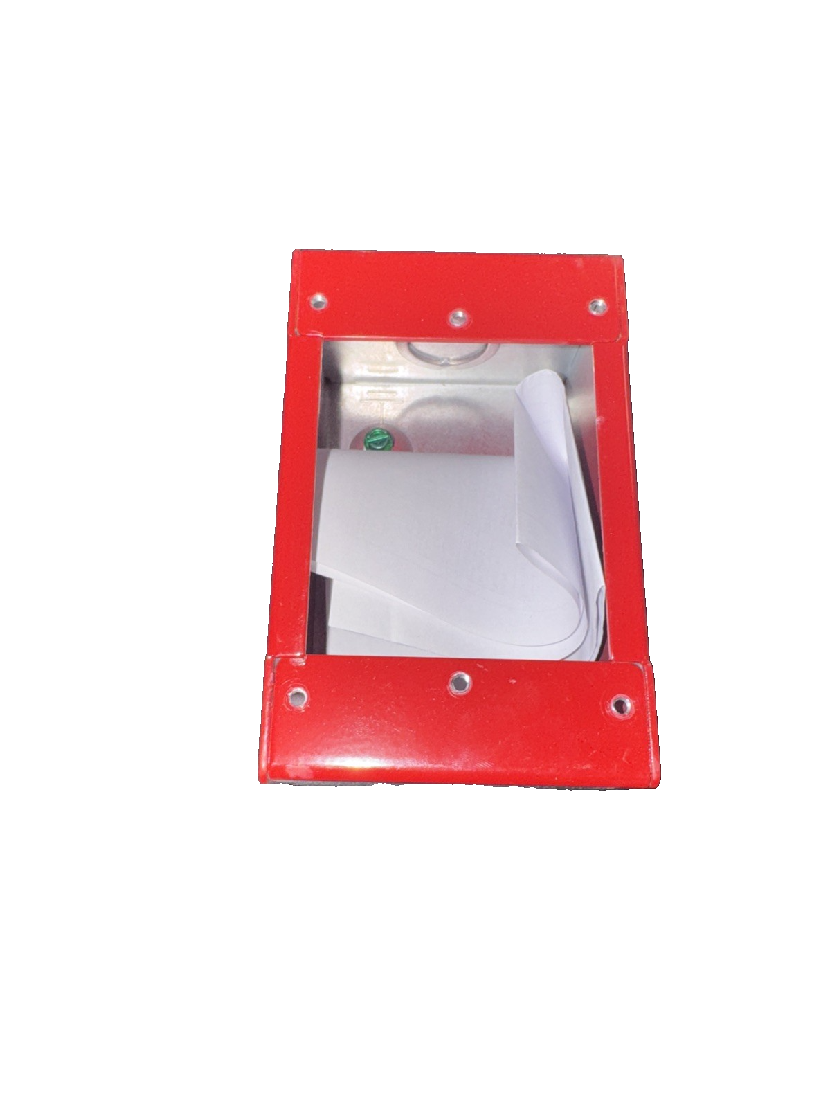 EDWARDS SIGNALING #27193-11 Alarm Pull Station Box Red Cast Metal
