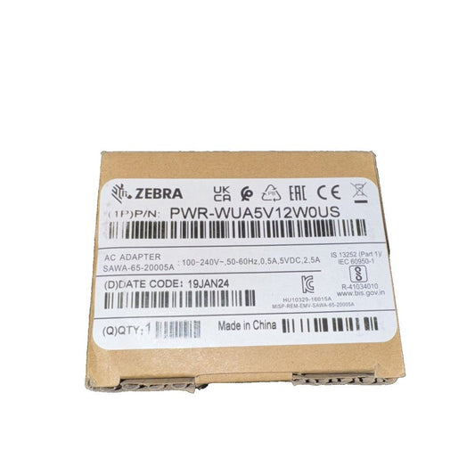 Zebra PWR-WUA5V12W0EU mobile device charger, DaveyDooDeals – a box of the new tw - wlv2us