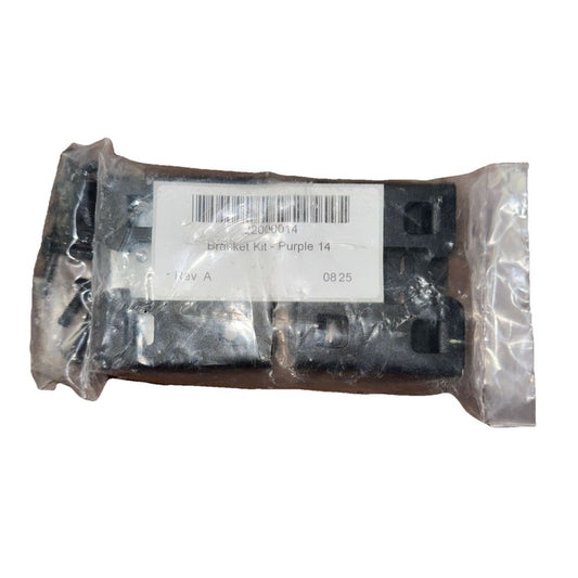 22000014 Bracket Kit-Purple 14, Unbranded – a piece of plastic material with a barcode on it