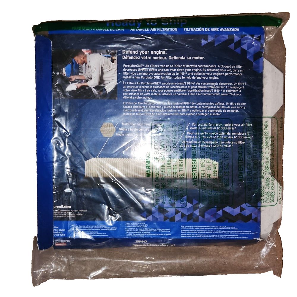 Purolator A41386 PurolatorONE Advanced Engine Air Filter – a package of the new product for the new intel processor