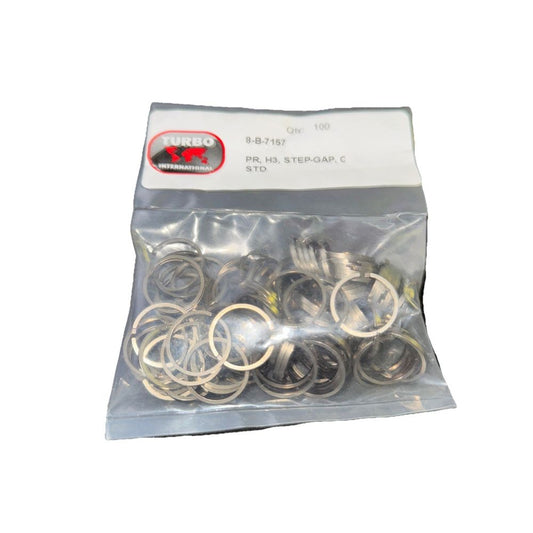 8-B-7157 PR, H3, Step-Gap, C STD 100 Pack Turbo International – a bag of rubber rings
